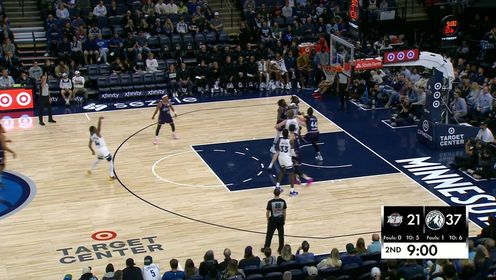 季前赛-迪林厄姆27+9 奥拉迪波14分 森林狼60分大胜广州龙狮