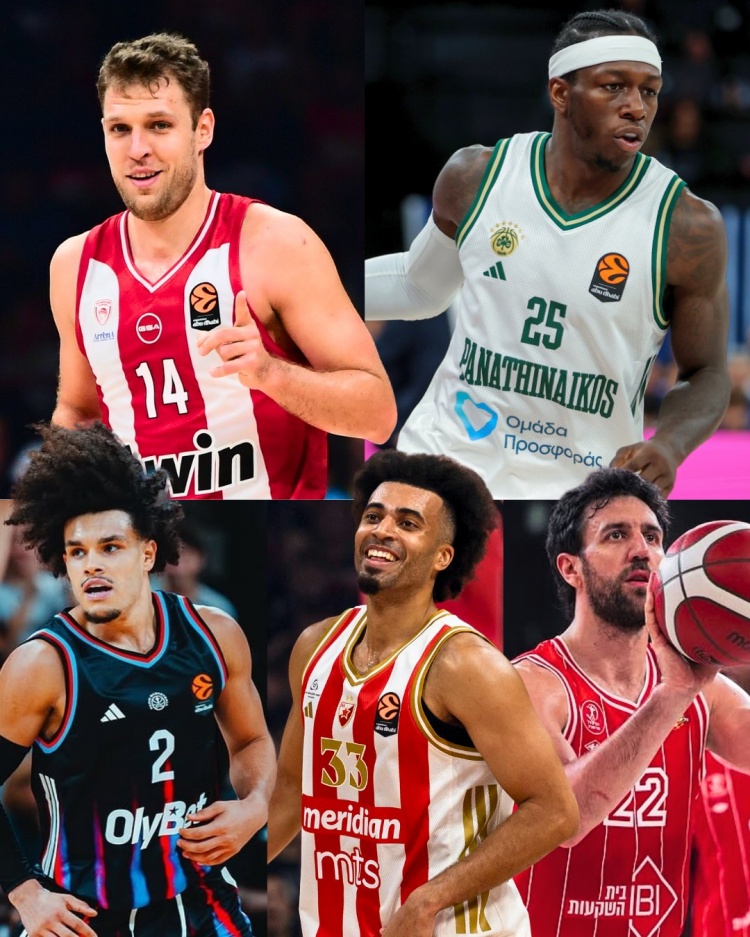 欧媒评欧篮联首期MVP榜！韦津科夫第一 前五中有四位NBA经验球员