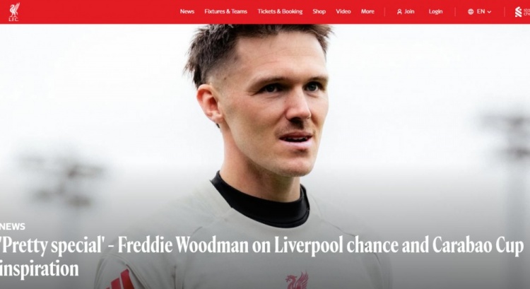 有望出战联赛杯！利物浦门将伍德曼：我会尽力做到最好，享受比赛